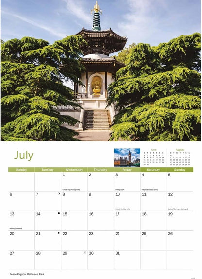 Carousel Worldwide, London 2026 A4 Wall Calendar