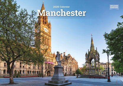 Manchester 2026 A5 Wall Calendar