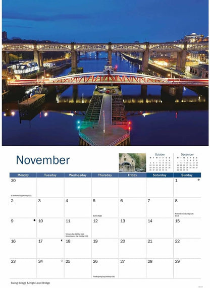 Newcastle 2026 A4 Wall Calendar