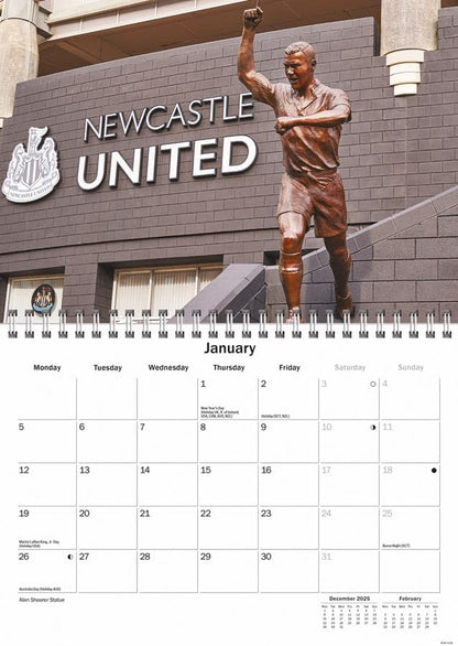 Newcastle 2026 A5 Wall Calendar