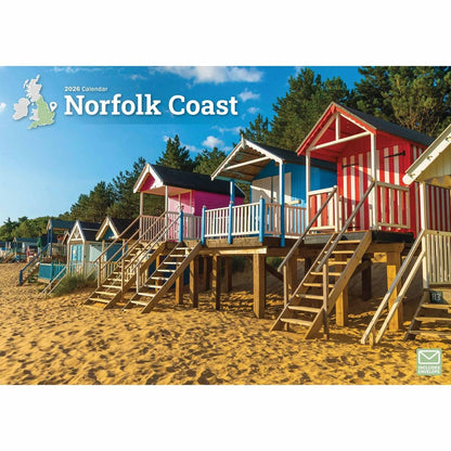 Carousel Worldwide, Norfolk Coast 2026 A4 Wall Calendar