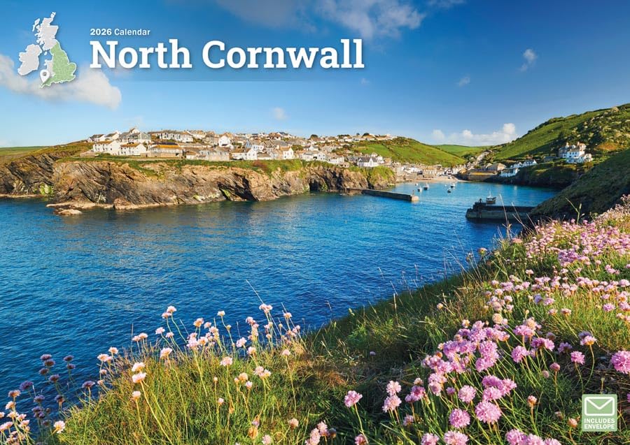 Carousel Worldwide, North Cornwall 2026 A4 Wall Calendar