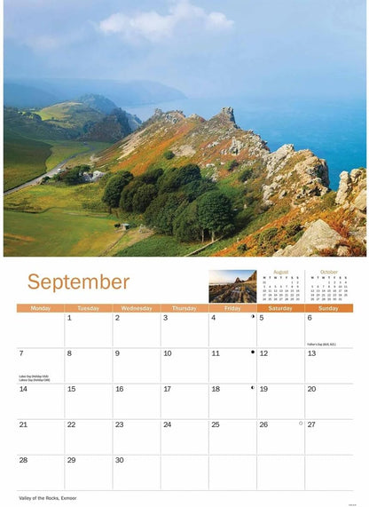 Carousel Worldwide, North Devon 2026 A4 Wall Calendar