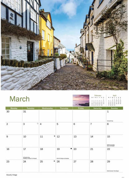 Carousel Worldwide, North Devon 2026 A4 Wall Calendar