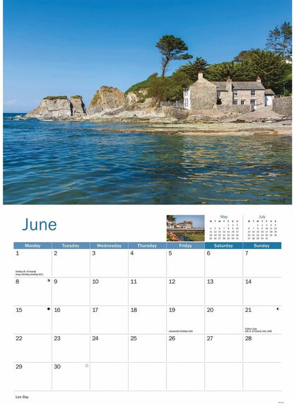 Carousel Worldwide, North Devon 2026 A4 Wall Calendar