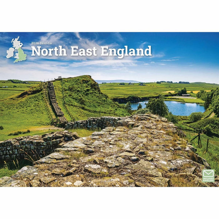 North East England 2026 A4 Wall Calendar