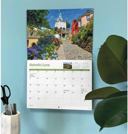 North Wales 2026 A4 Wall Calendar