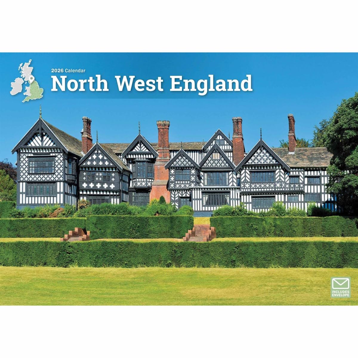 North West England 2026 A4 Wall Calendar