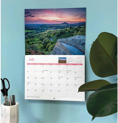 North York Moors 2026 A4 Wall Calendar