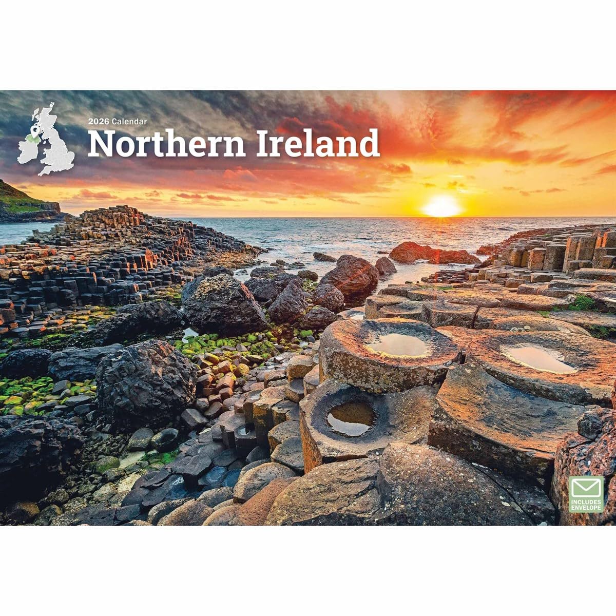 Northern Ireland 2026 A4 Wall Calendar