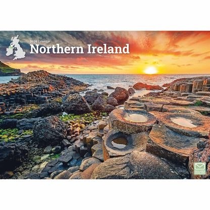 Northern Ireland 2026 A4 Wall Calendar