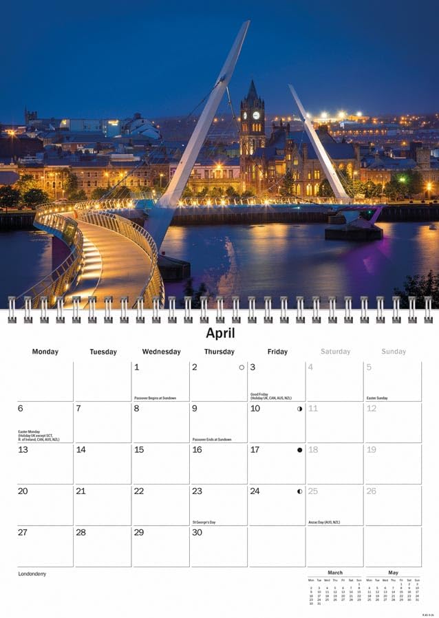 Northern Ireland 2026 A5 Wall Calendar