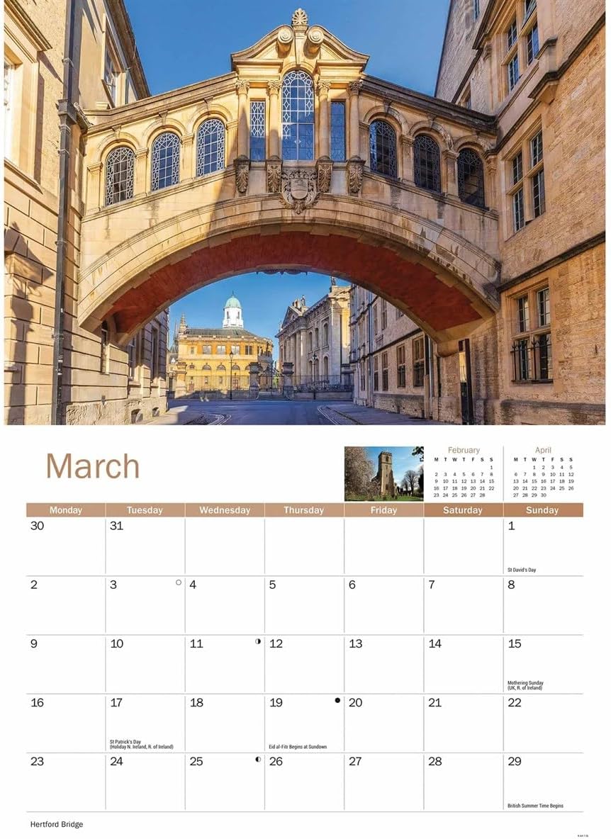 Carousel Worldwide, Oxfordshire 2026 A4 Wall Calendar