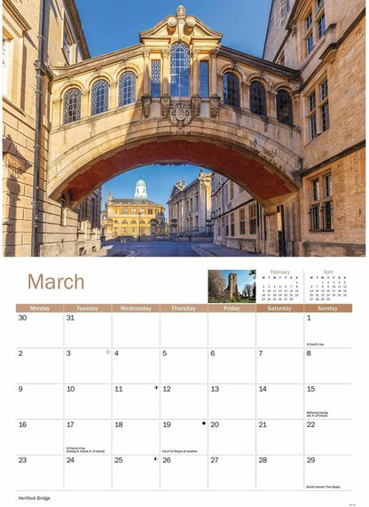 Carousel Worldwide, Oxfordshire 2026 A4 Wall Calendar