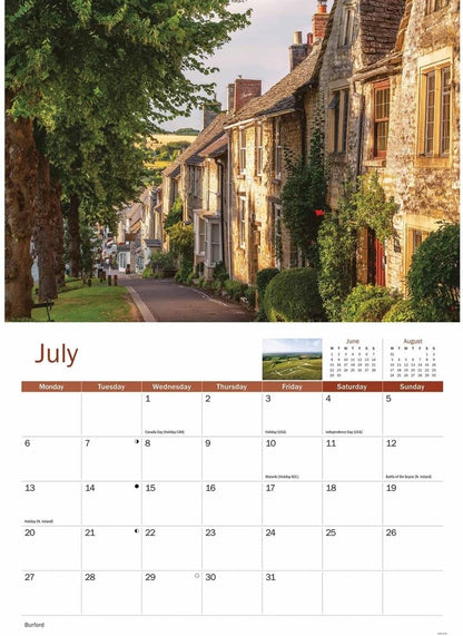 Carousel Worldwide, Oxfordshire 2026 A4 Wall Calendar