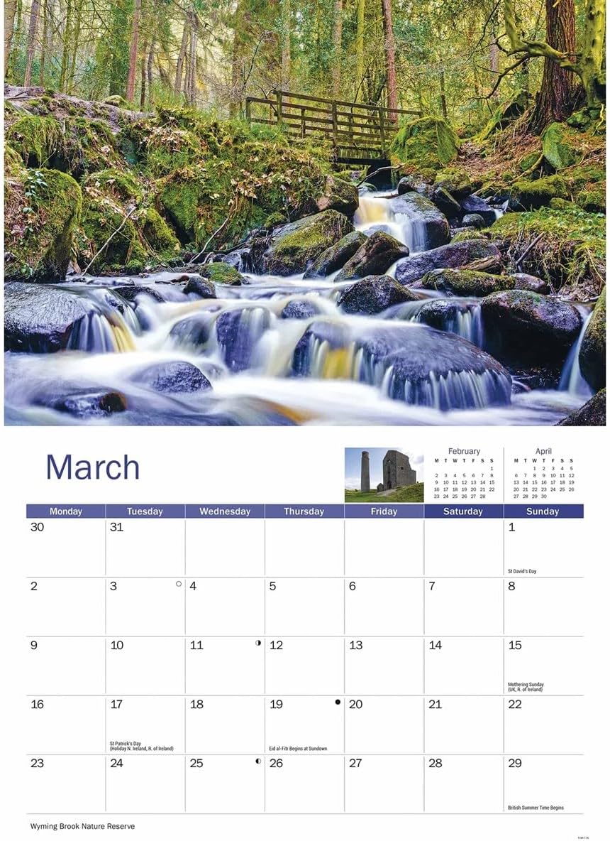 Carousel Worldwide, Peak District 2026 A4 Wall Calendar