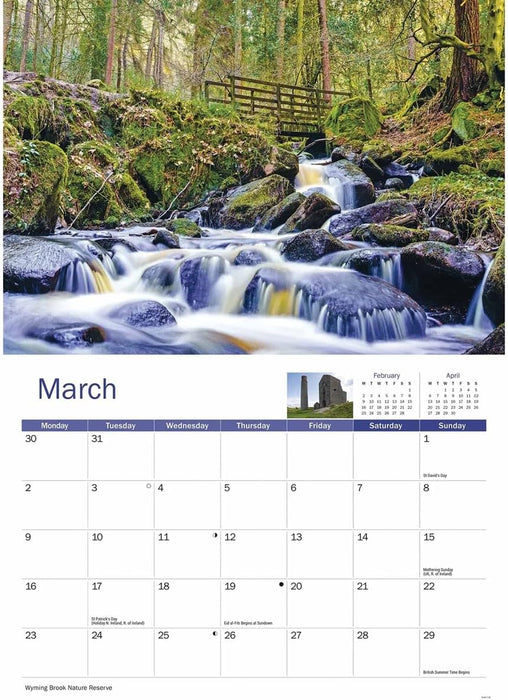 Carousel Worldwide, Peak District 2026 A4 Wall Calendar