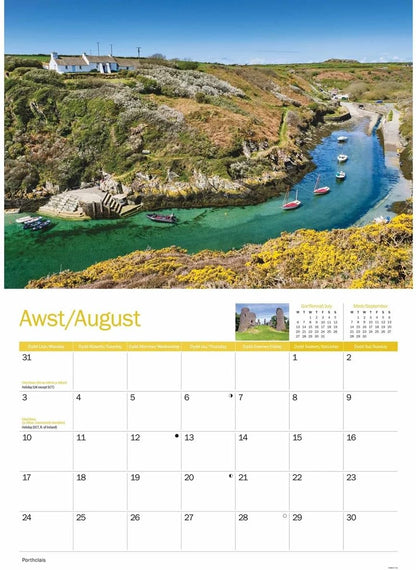 Pembrokeshire 2026 A4 Wall Calendar