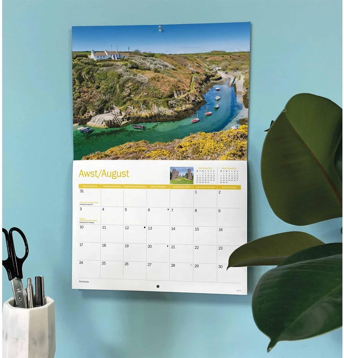 Pembrokeshire 2026 A4 Wall Calendar