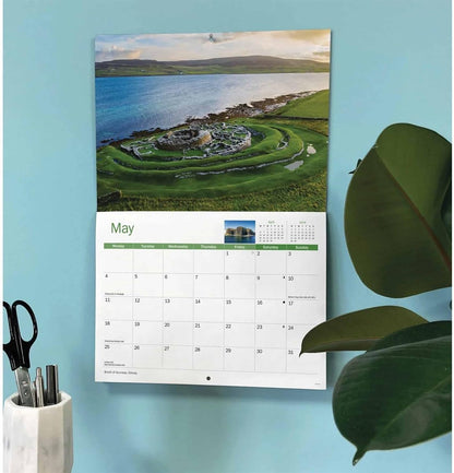 Scotland 2026 A4 Wall Calendar