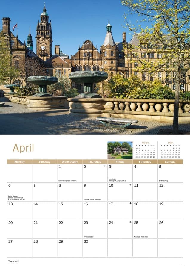 Carousel Worldwide, Sheffield 2026 A4 Wall Calendar