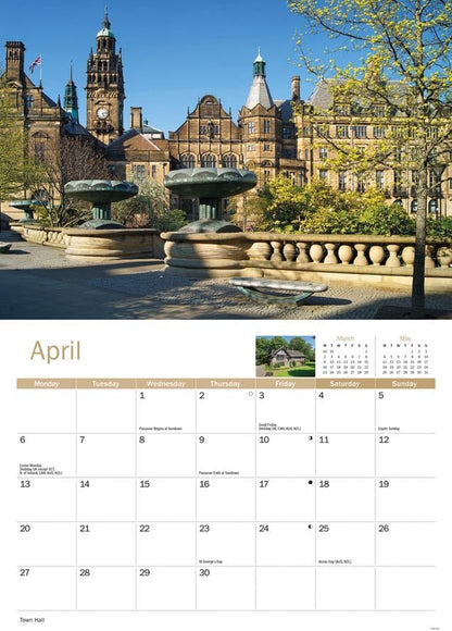 Carousel Worldwide, Sheffield 2026 A4 Wall Calendar