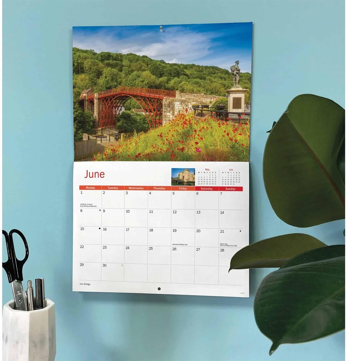 Shropshire 2026 A4 Wall Calendar