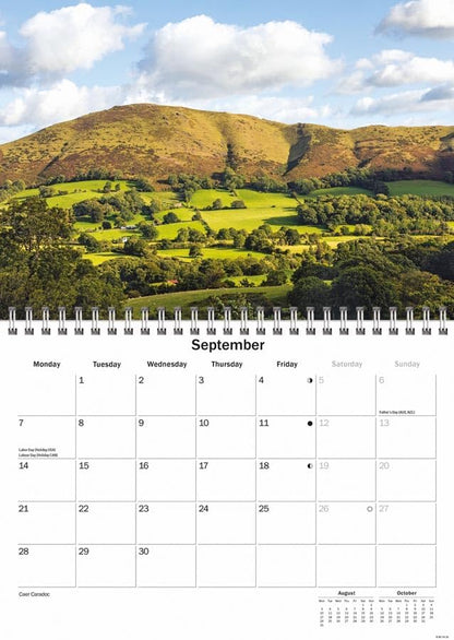 Shropshire 2026 A5 Wall Calendar