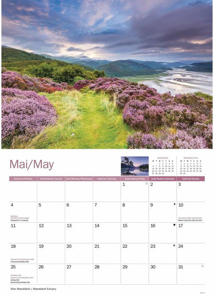 Snowdonia 2026 A4 Wall Calendar