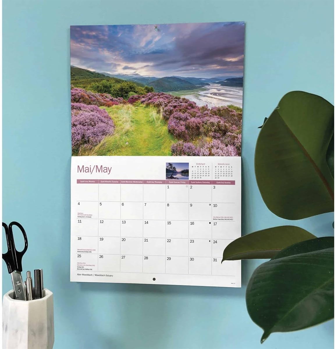 Snowdonia 2026 A4 Wall Calendar