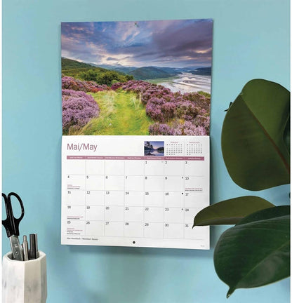 Snowdonia 2026 A4 Wall Calendar