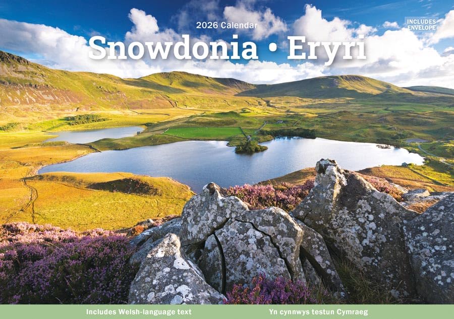 Snowdonia 2026 A5 Wall Calendar