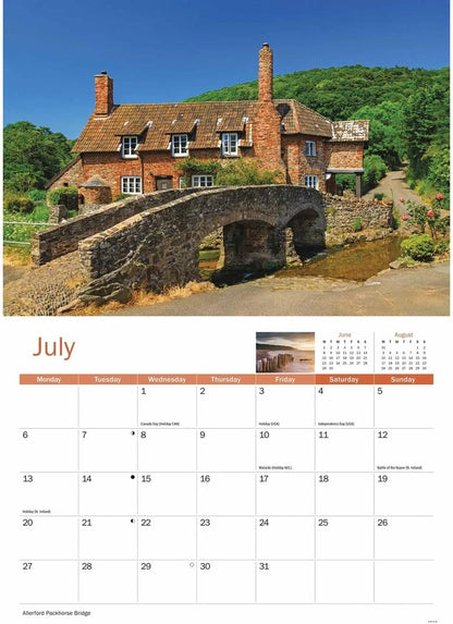 Carousel Worldwide, Somerset 2026 A4 Wall Calendar