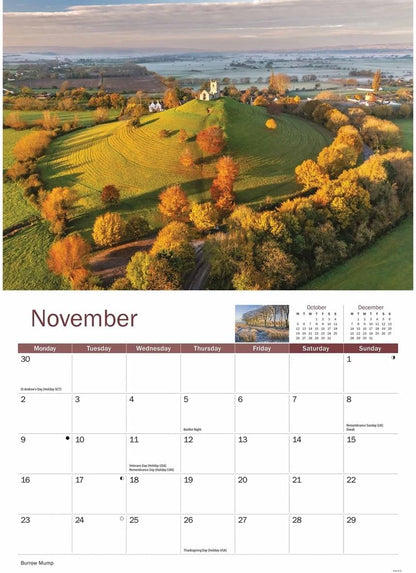 Carousel Worldwide, Somerset 2026 A4 Wall Calendar