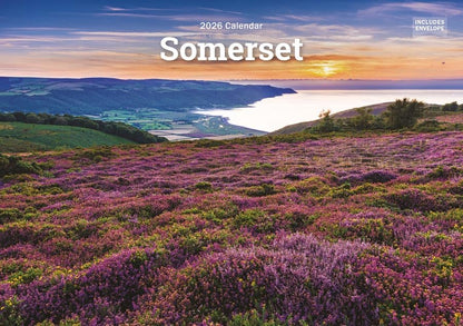 Carousel Worldwide, Somerset 2026 A5 Wall Calendar