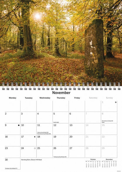 Carousel Worldwide, Somerset 2026 A5 Wall Calendar