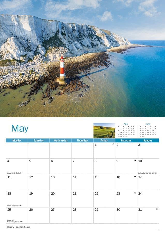 South Downs 2026 A4 Wall Calendar