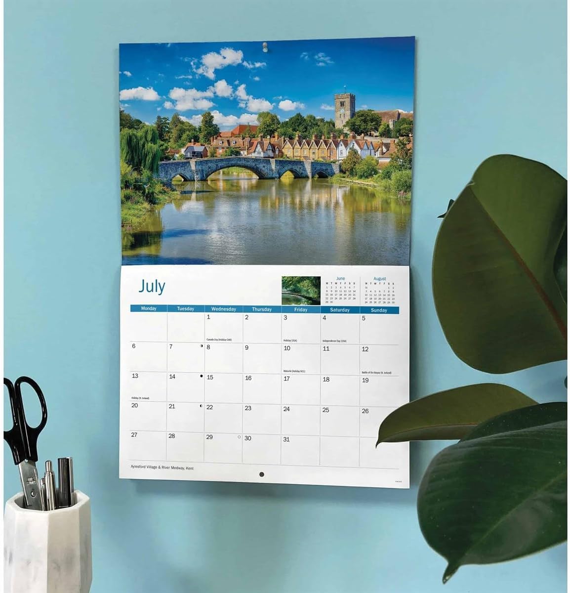 South East England 2026 A4 Wall Calendar