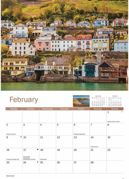 Carousel Worldwide, South Hams 2026 A4 Wall Calendar