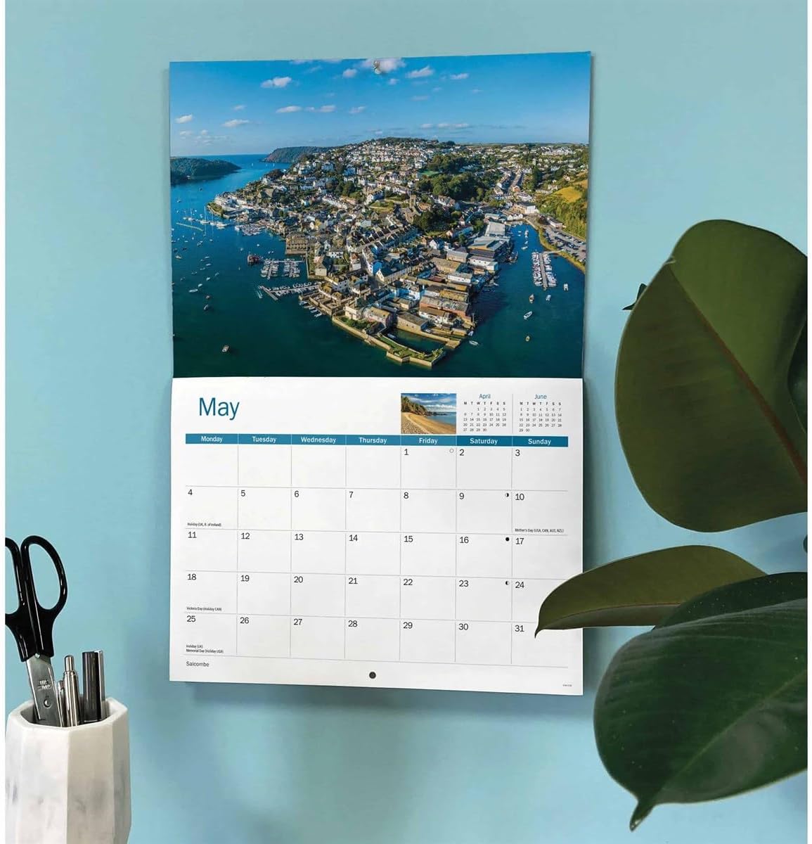 Carousel Worldwide, South Hams 2026 A4 Wall Calendar