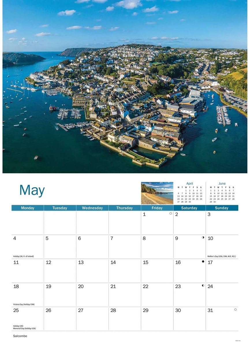 Carousel Worldwide, South Hams 2026 A4 Wall Calendar