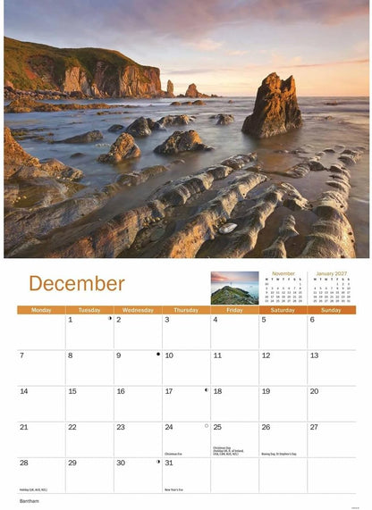 Carousel Worldwide, South Hams 2026 A4 Wall Calendar