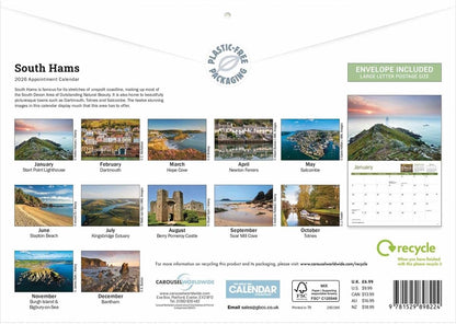 Carousel Worldwide, South Hams 2026 A4 Wall Calendar