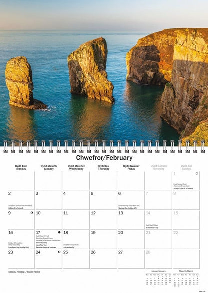 South Wales 2026 A5 Wall Calendar
