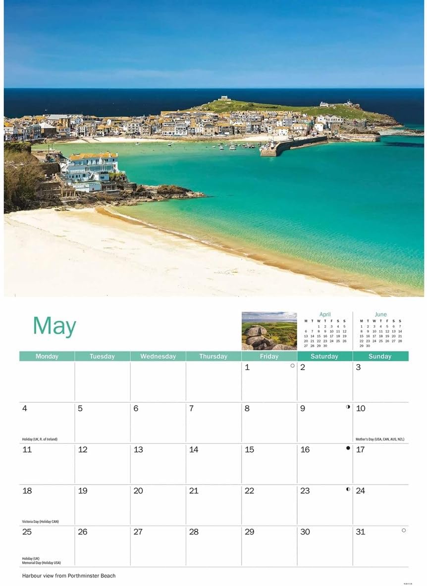 Carousel Worldwide, St Ives 2026 A4 Wall Calendar