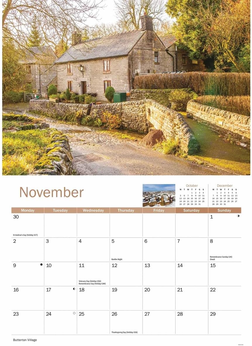 Carousel Worldwide, Staffordshire 2026 A4 Wall Calendar