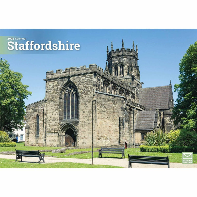Carousel Worldwide, Staffordshire 2026 A4 Wall Calendar
