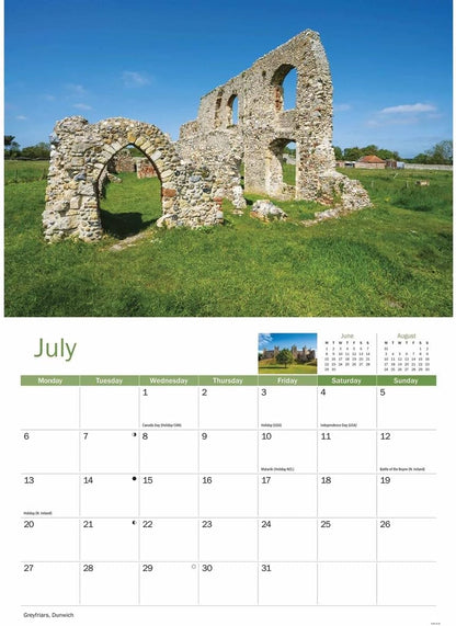 Suffolk 2026 A4 Wall Calendar