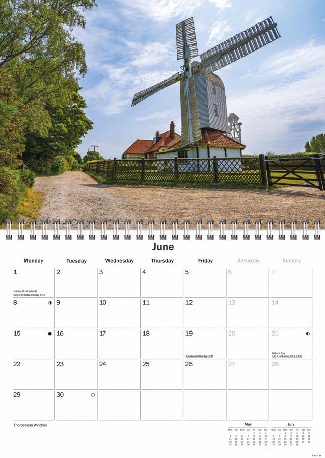 Carousel Worldwide, Suffolk 2026 A5 Wall Calendar