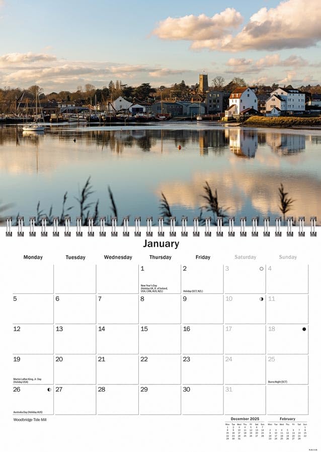 Carousel Worldwide, Suffolk 2026 A5 Wall Calendar